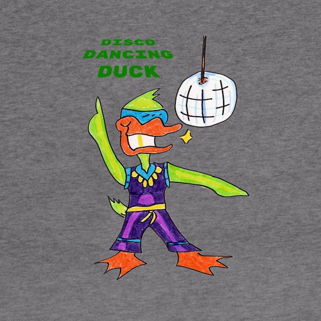 Disco Dancing Duck by ConidiArt